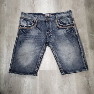 Monarchy Collection Premium Denim Men's Size 46 Straight Leg Jean Shorts